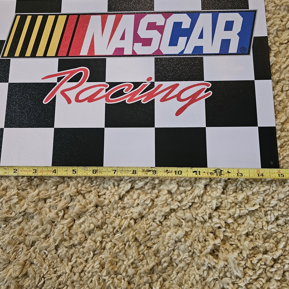 NASCAR Racing Checkered Wall Decor - Picture 3 of 3